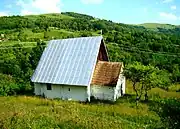 Wooden church in Valea Largă