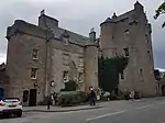 Castle Street Dornoch Castle (Castle Hotel) And Garden Wall