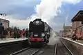 34053 waiting to depart from Bishops Lydeard with a train for Minehead in Mar 2016