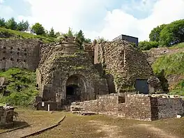 Two furnaces at Blaenafon Ironworks