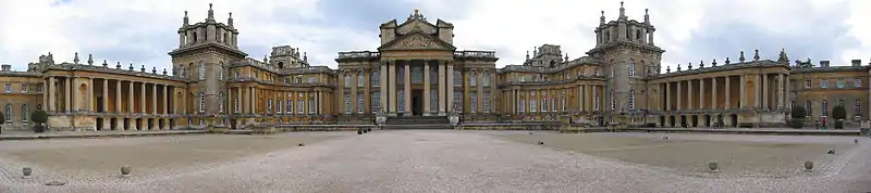 Blenheim Palace, north front