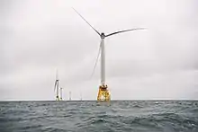 Image 11The Block Island Wind Farm is the first commercial offshore wind farm in the United States. (from Rhode Island)