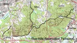 Blue Hills Reservation Parkways-Metropolitan Park System of Greater Boston