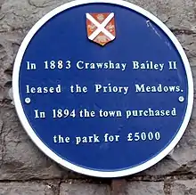 Blue plaque