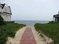 Boardwalk to the Depot Street Beach