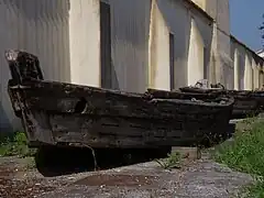 Special boats to transport live eels Comacchio