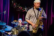 Bob Franceschini performing with Dave Weckl