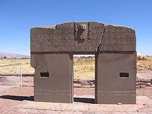 Gateway of the Sun, Tiahuanaco, Bolivia, c.375-500