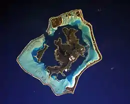 Bora Bora, the island on which Anau is located