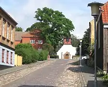 Street to the church