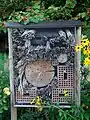 Insect hotel in the botanical garden of Heidelberg, Germany