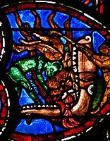 Hell Mouth or Jaws of Hell, Bourges Cathedral, ca. 12th century