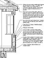 Bay window section drawing