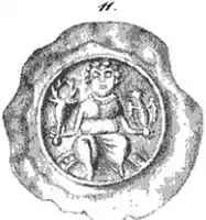 Burgraviate of Dohna, probably Henry II (1180–1225), Donian bracteate