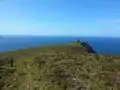 Bray Head view looking west with Bray Tower and Skellig Islands in distance