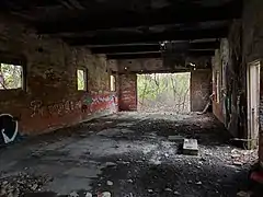 Interior of the former Brayton Point battery house