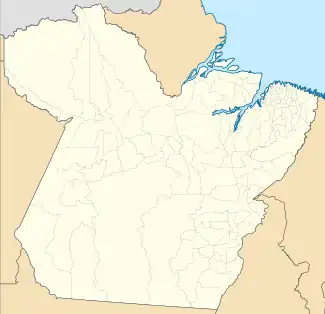 São Caetano de Odivelas is located in Pará