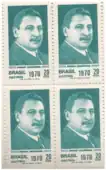 Brazilian postage stamps featuring portrait of João Pandiá Calógeras