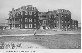 Breakers Hotel looking west