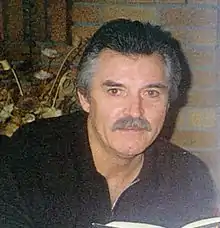 Brian Vallée at book signing, 1998.