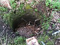 A large, brick-lined cistern.