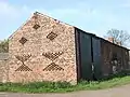 Unique style barn near Barton