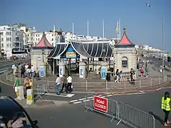 The Entrance to the aquarium in 2008.