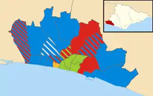 2007 results map