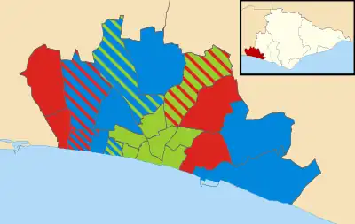 2011 results map