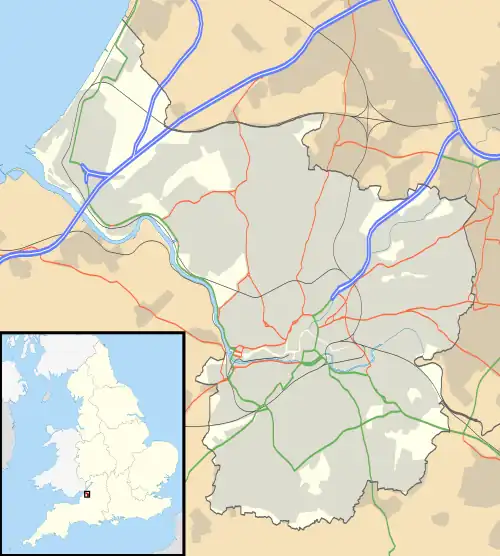 St Mary Redcliffe is located in Bristol