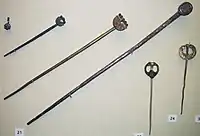 Pin-brooches and ring-pins