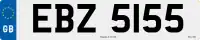 The Europlates were officially used in the UK pre-Brexit however after 2022, the Europlates were reissued in the UK.