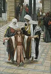 Jesus Found in the Temple (Jesus retrouvé dans le temple) – James Tissot, Brooklyn Museum