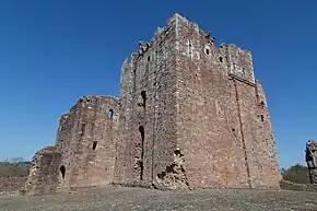 2017 colour photograph of Brougham Castle