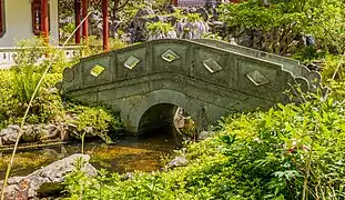 Bridge in the Chinese garden.