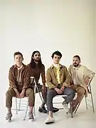 Photo shoot of a band