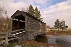 Buck Hill Farm Covered Bridge in Warwick Township