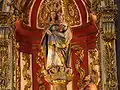 Statue of Our Lady of the Pillar, part of the main altarpiece of the Basílica Nuestra Señora del Pilar in Buenos Aires (1732)