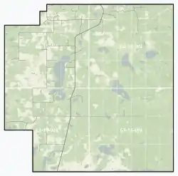 Boundaries of Buffalo Lake Settlement