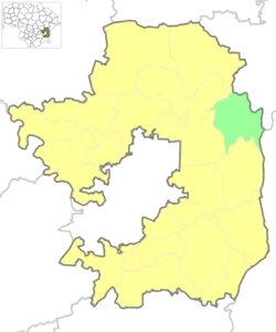 Location of Buivydžiai Eldership