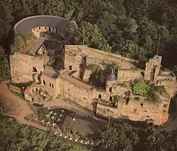 Remains of Nanstein Castle