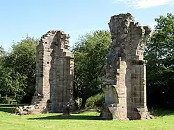 Remains of Burscough Priory