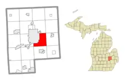 Location within Genesee County