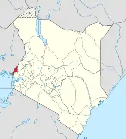 Location in Kenya