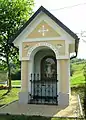 Shrine to the Virgin Mary above the church