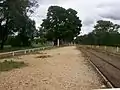 Looking south on the platform