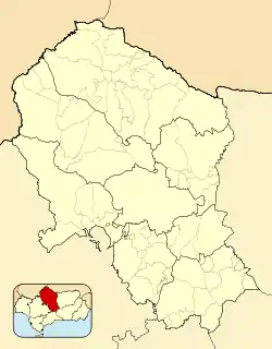 Añora is located in Province of Córdoba (Spain)