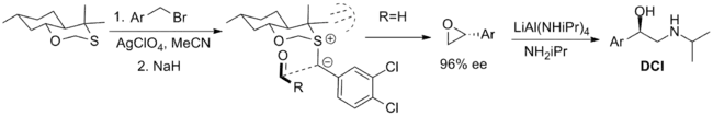 chiral oxathiane reagent for the Johnson–Corey–Chaykovsky reaction