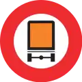 2.10.1 Prohibition of vehicles carrying dangerous goods (always valid in tunnels)