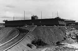 Commander in Chief Pacific Fleet Headquarters in World War II, Pearl Harbor, Makalapa administration building in 1943